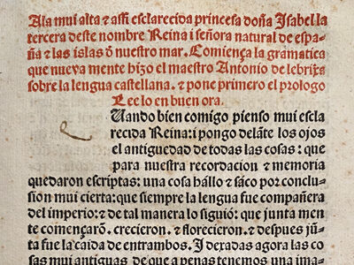 Repetitio prima. Las dos gramáticas castellanas (1492) de Antonio de Lebrixa grammatico